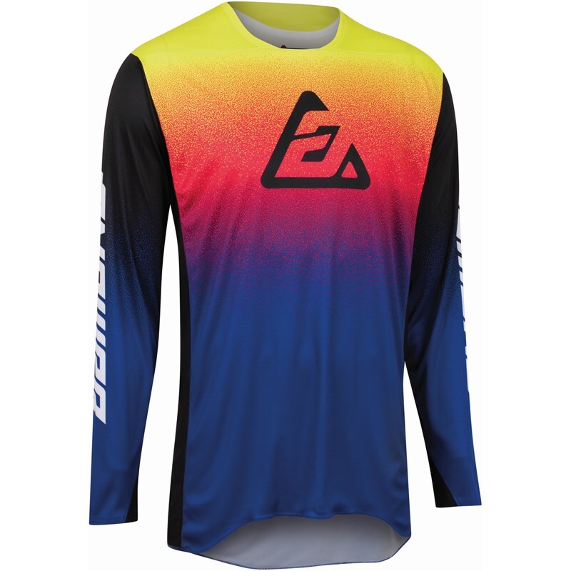 Answer A22 Elite Proline Ombre motokroso marškinėliai mėlyna/rožinė dydis 2XL