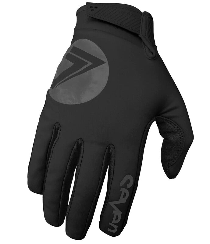 Seven MX Zero Cold Weather pirštinės - juoda/juoda