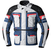 RST Pro Series Adventure-X CE moterims striukė tekstilinė - sidabrinė/mėlyna/raudona