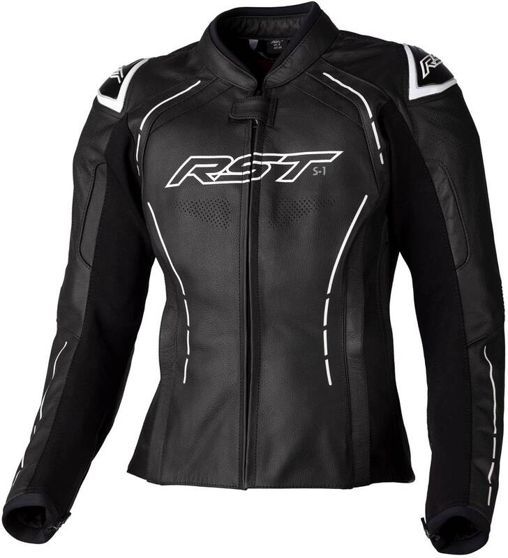 RST moterims S1 CE odinė striukė - juoda/balta