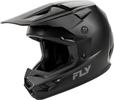 Fly Racing Kinetic Solid jaunimui šalmas - matinė juoda