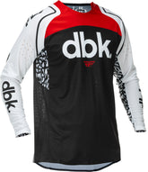 Fly Racing Evolution DST DBK Special Edition motokroso marškinėliai - juoda/balta/raudona
