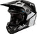 Fly Racing Formula CP DBK šalmas - juoda/balta/pilka