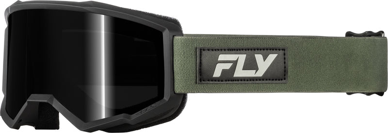 Fly Racing Focus Sand akiniai žalia/juoda - tamsintas lęšis