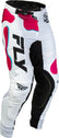 Fly Racing Lite Vibe kelnės - balta/rožinė/mėlyna