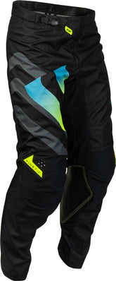 Fly Racing Kinetic Volt kelnės - juoda/pilka/Teal/geltona