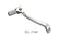 ACCEL aliumininė pavarų perjungimo svirtis HONDA CRF 450R '02-'08 sidabrinė L26106