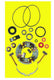 ARROWHEAD starterio remonto komplektas HONDA TRX/CBR/VT/VTR KAWASAKI VN/ZRX/ZZR/GPZ YAMAHA