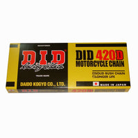 DID chain 420D-130 130 links without O-RING open + connecting buckle