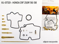 PSYCHIC karbiuratoriaus remonto komplektas HONDA CRF 250R '07-'08 26-1141 1 karbiuratoriui