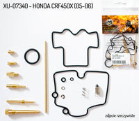 PSYCHIC karbiuratoriaus remonto komplektas HONDA CRF 450X '05-'06 26-1470 1 karbiuratoriui