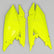 UFO galinės šoninės plastiko dalys SUZUKI RMZ 250 '19-'23 RMZ 450 '18-'23 fluorescencinės geltonos