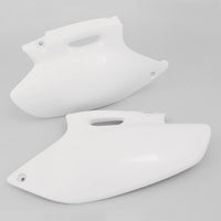 UFO galiniai šoniniai plastikai YAMAHA YZF WRF 250/400/426 '98-'02 balti