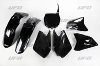 UFO plastikų komplektas SUZUKI RM 125 / 250 '01-'22 juodas SU402E001