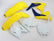 UFO plastikų komplektas SUZUKI RMZ 450 '08-'17 OEM geltonas/baltas/mėlynas SU409E999
