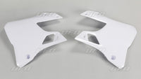 UFO radiatoriaus plastikai YAMAHA YZ 125/250 '96-'01 balti