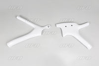 UFO rėmo apsaugos YAMAHA YZ 125/250 '93-'01 baltos – pakeičia YA03820046