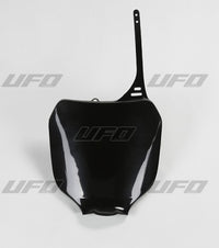 UFO priekinė numerio lentelė YAMAHA YZ YZF WRF '00-'05 juoda