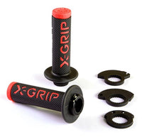 X-GRIP BRAAAAP LOCK-ON rankenėlės su akceleratoriaus adapteriais raudonos
