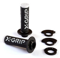 X-GRIP BRAAAAP LOCK-ON rankenėlės su akceleratoriaus adapteriais baltos